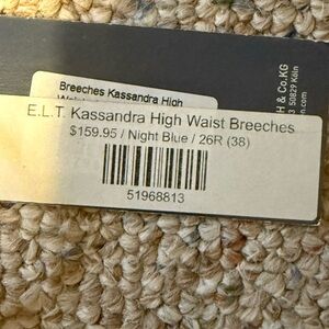 E.L.T. Kassandra High Waist Breeches - Night Blue